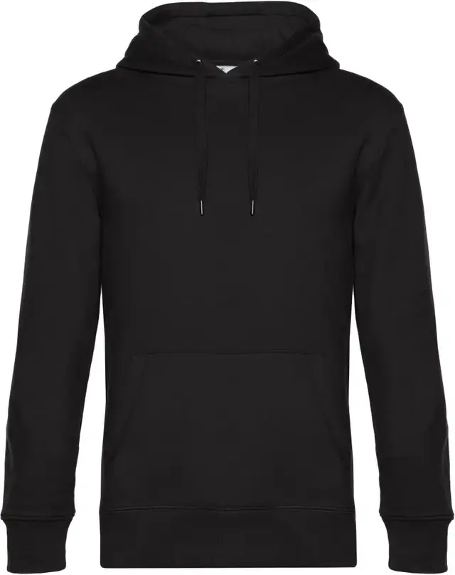 Basic Hoodie B&C King Hooded in Schwarz